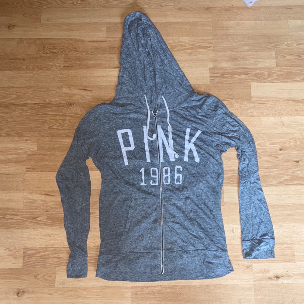 PINK zip up hoodie